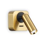 Бра латунное Ideal Lux BEAN SQUARE AP OTTONE 260662