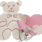 Бело-розовое бра Nowodvorski HONEY I 3656, дерево и металл