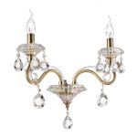 Золотое бра Ideal Lux Negresco AP2 ORO 087757