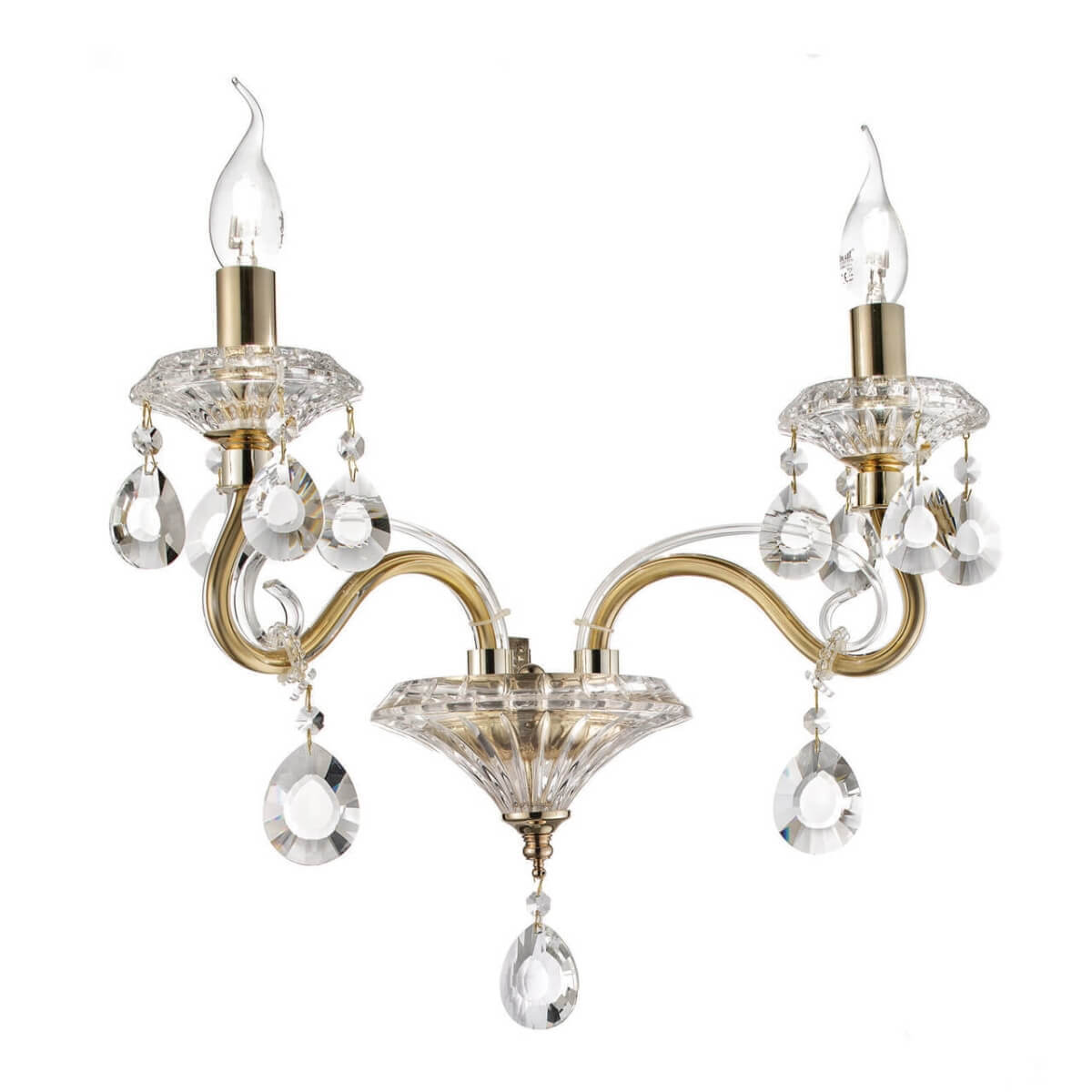 Product 11598 Золотое бра Ideal Lux Negresco AP2 ORO 087757 — изображение 1