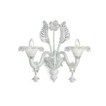 Белое бра Ideal Lux CA' VENDRAMIN AP2 BIANCO 87412, стекло, классика