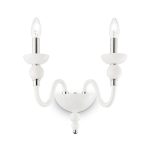 Белое бра Ideal Lux DOGE AP2 Bianco 113654