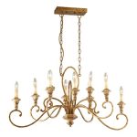 Золотая люстра CORTINA SP10 Ideal Lux 88433