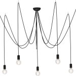 Черная люстра SPIDER Nowodvorski 6785