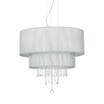 еребристая подвесная люстра Ideal Lux OPERA SP6 122601