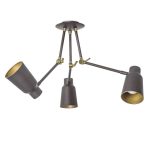 Серый потолочный светильник Leds-c4 FUNK 20-4755-ci-23